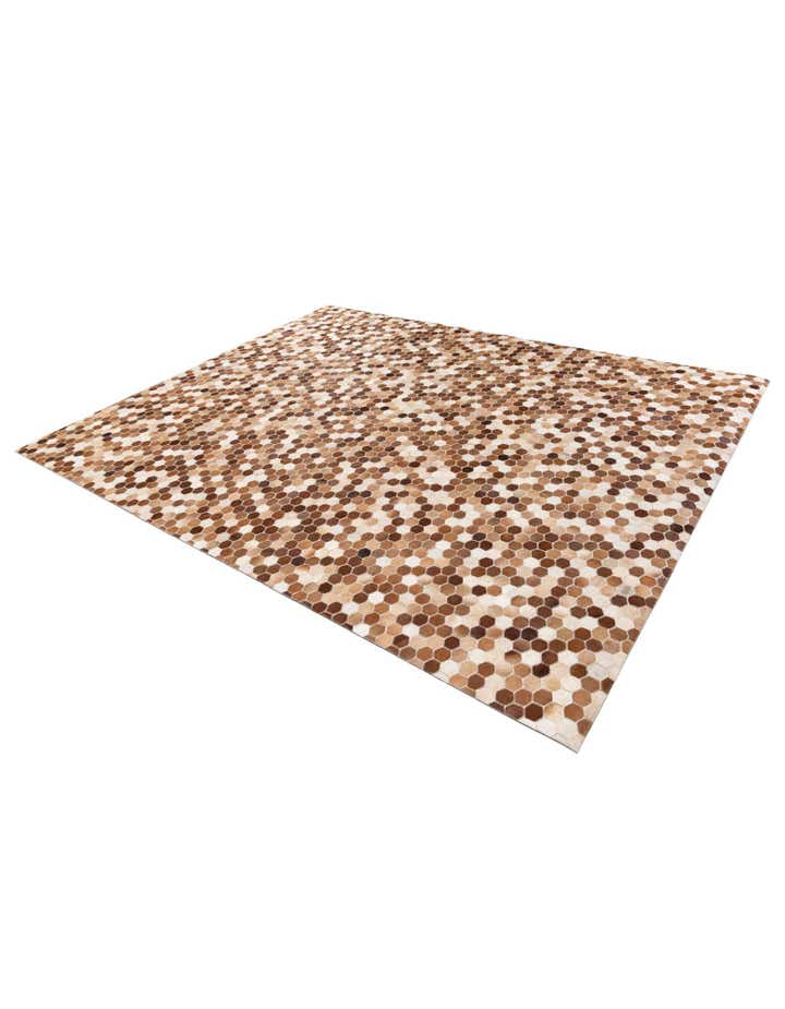7' 9 x 9' 8 Cowhide Stocks Rug