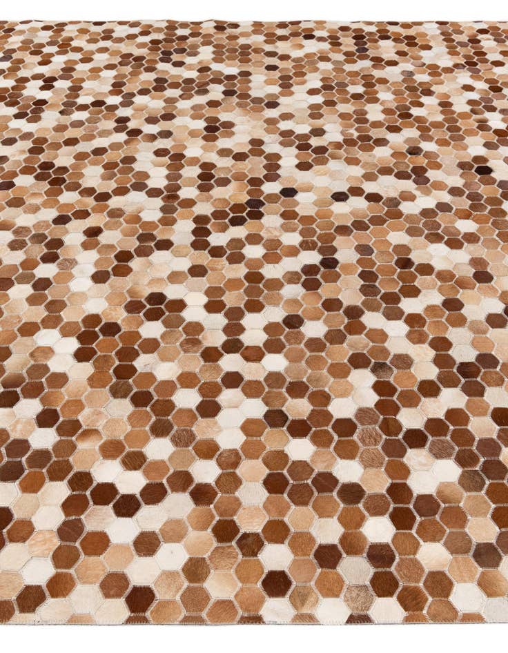 Detail image of 7' 9 x 9' 8 Cowhide Stocks Rug