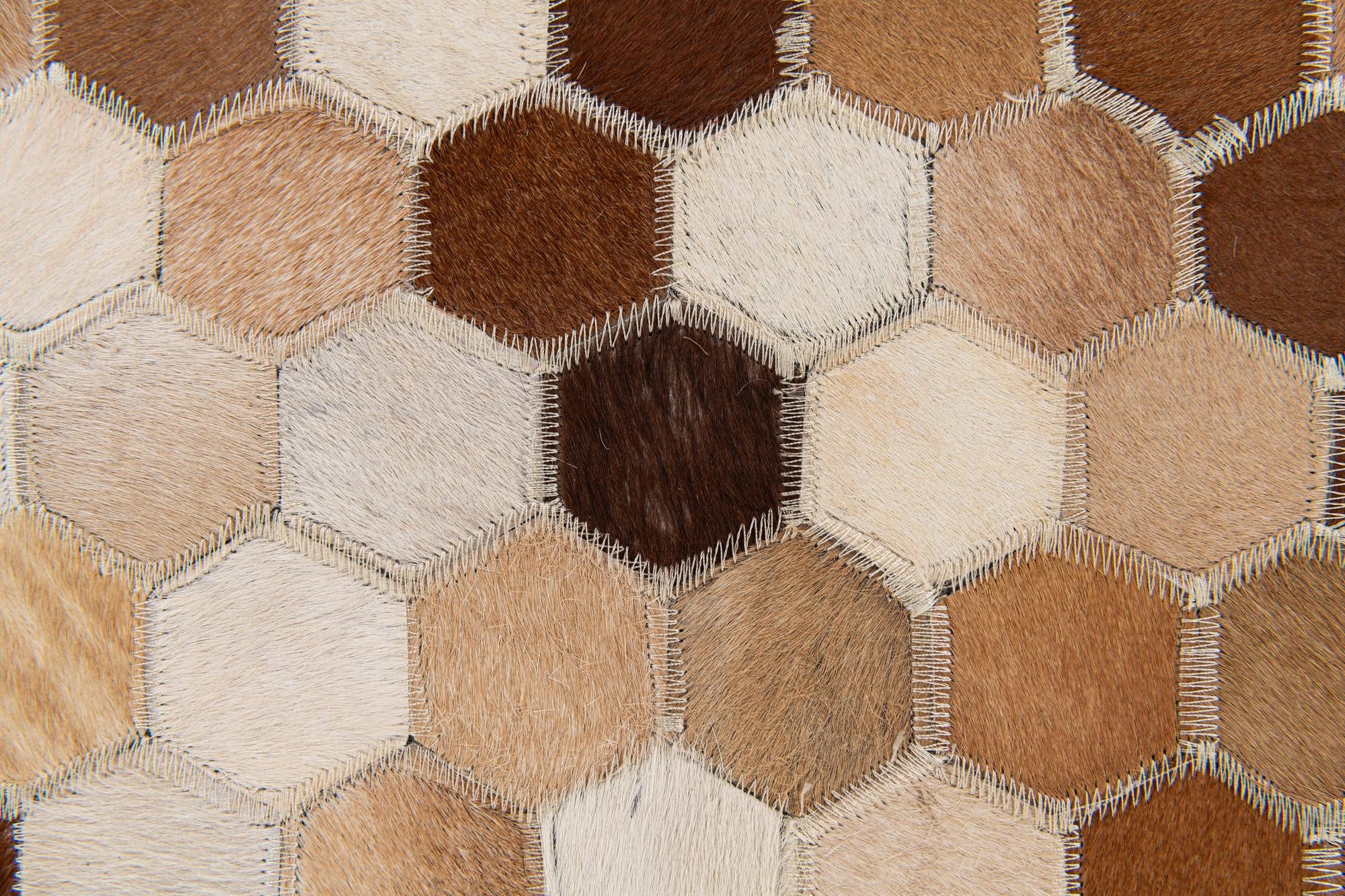 7' 9 x 9' 8 Cowhide Stocks Rug