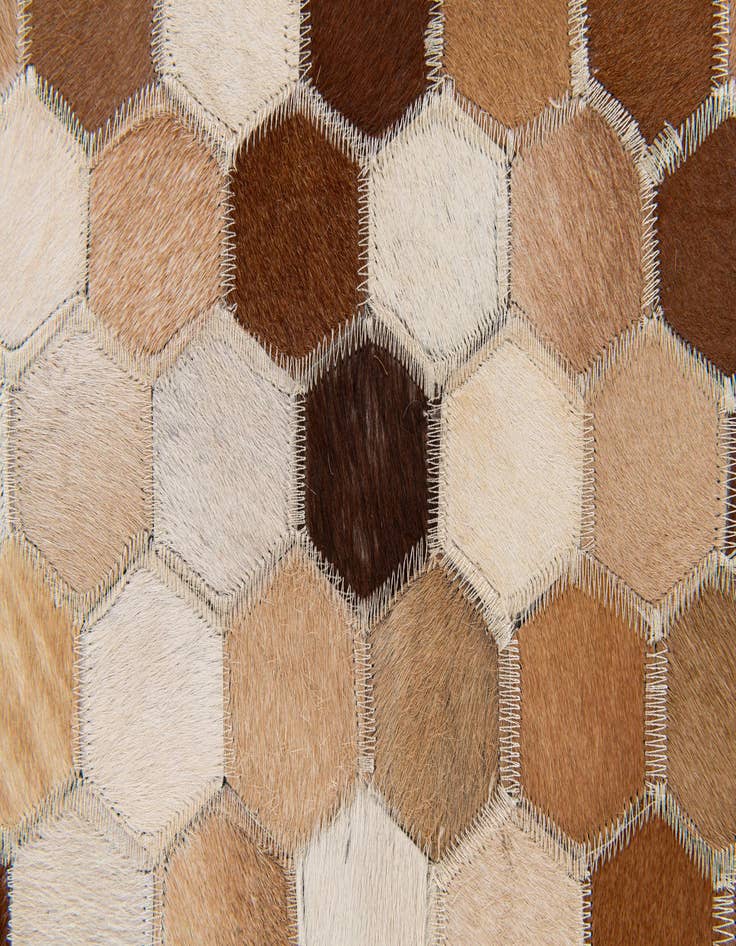 Detail image of 7' 9 x 9' 8 Cowhide Stocks Rug