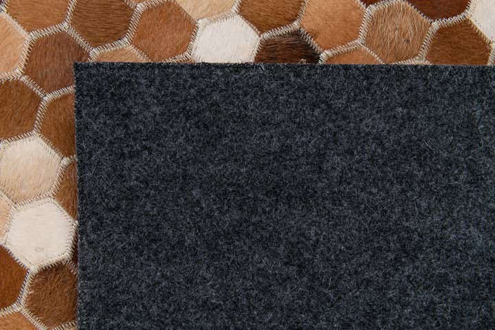 7' 9 x 9' 8 Cowhide Stocks Rug