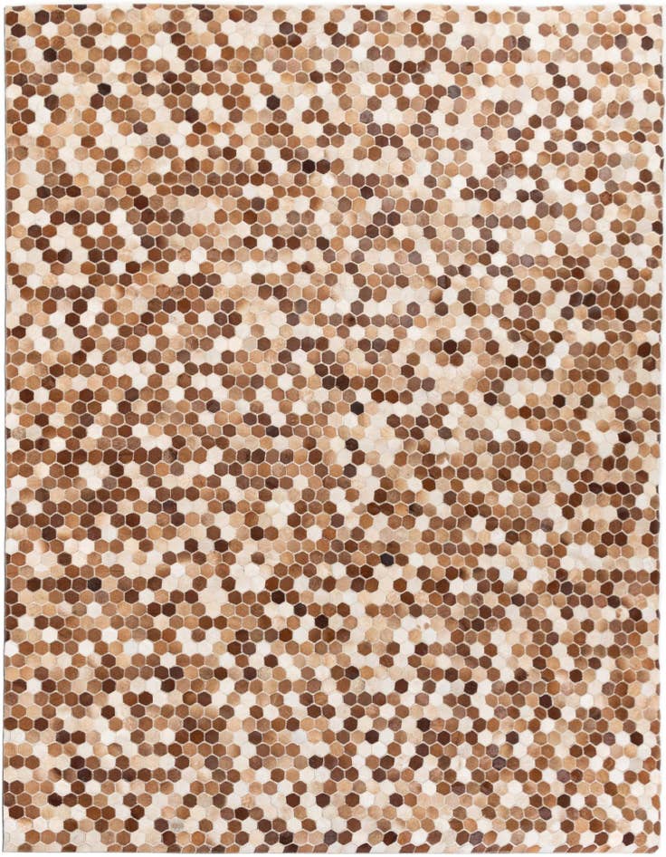 Detail image of 7' 9 x 9' 8 Cowhide Stocks Rug