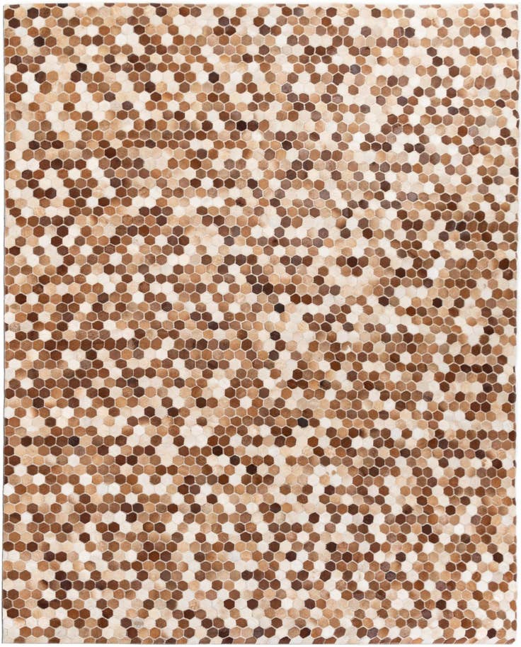 Detail image of 7' 9 x 9' 8 Cowhide Stocks Rug