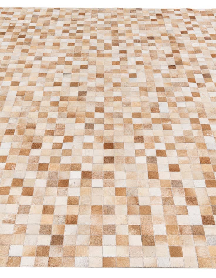 Detail image of 7' 11 x 9' 10 Cowhide Stocks Rug