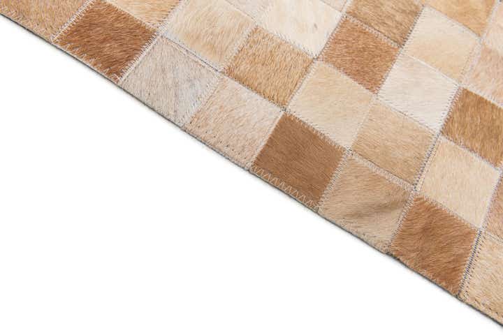 7' 11 x 9' 10 Cowhide Stocks Rug