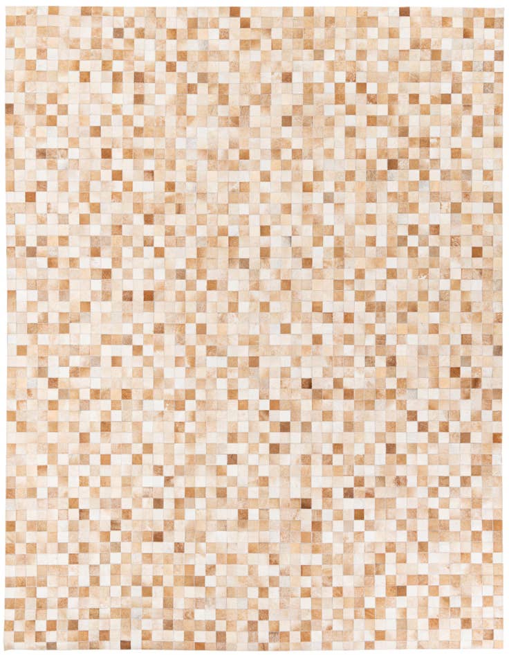 Detail image of 7' 11 x 9' 10 Cowhide Stocks Rug