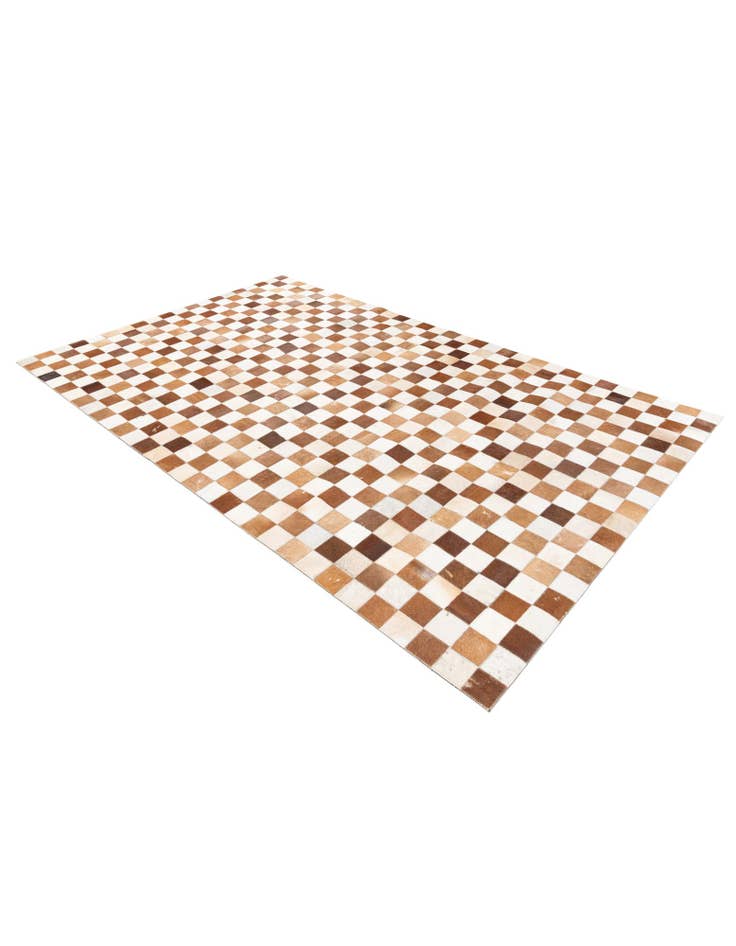 Detail image of 5' x 7' 11 Cowhide Stocks Rug