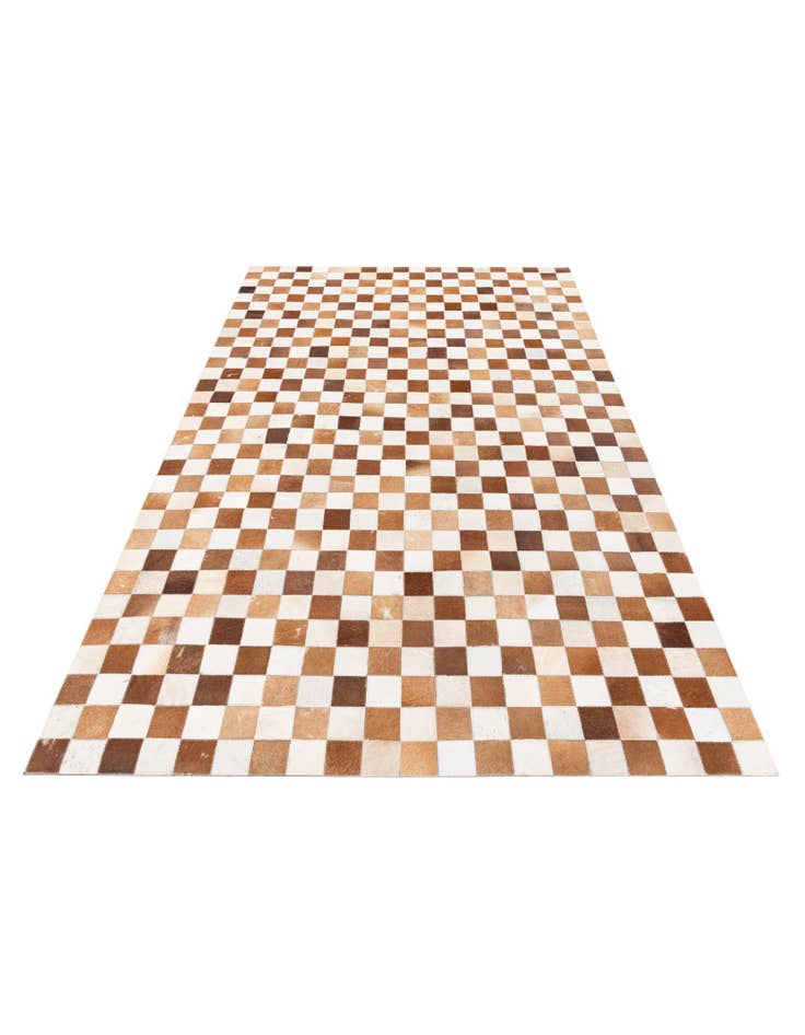 Detail image of 5' x 7' 11 Cowhide Stocks Rug