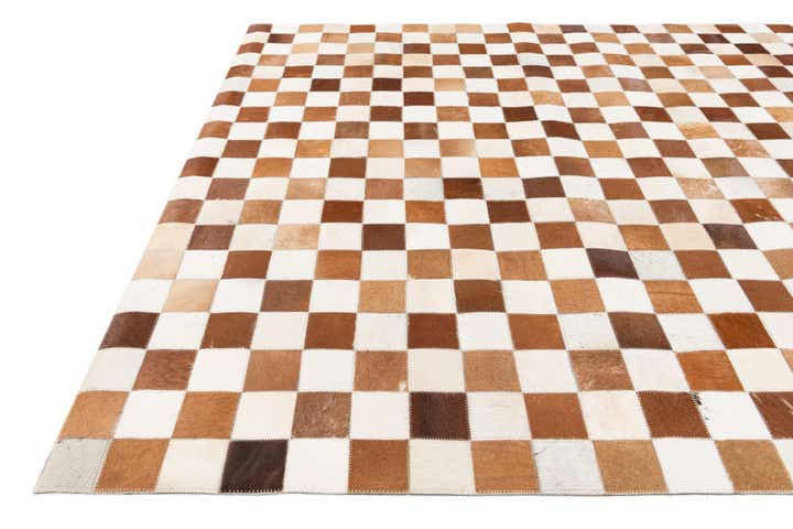 5' x 7' 11 Cowhide Stocks Rug