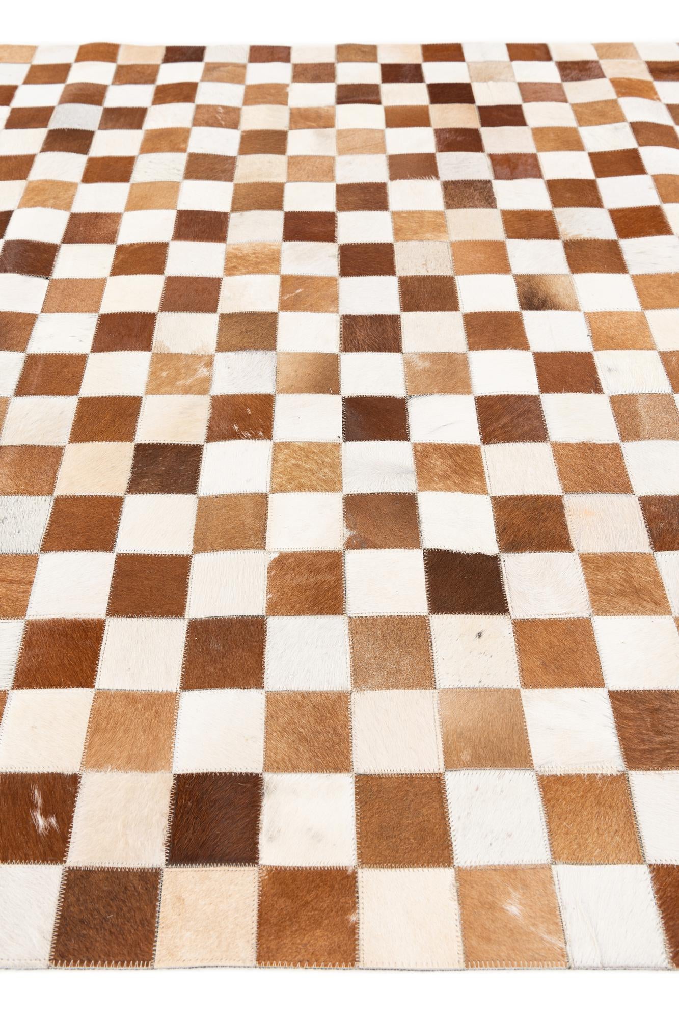 5' x 7' 11 Cowhide Stocks Rug