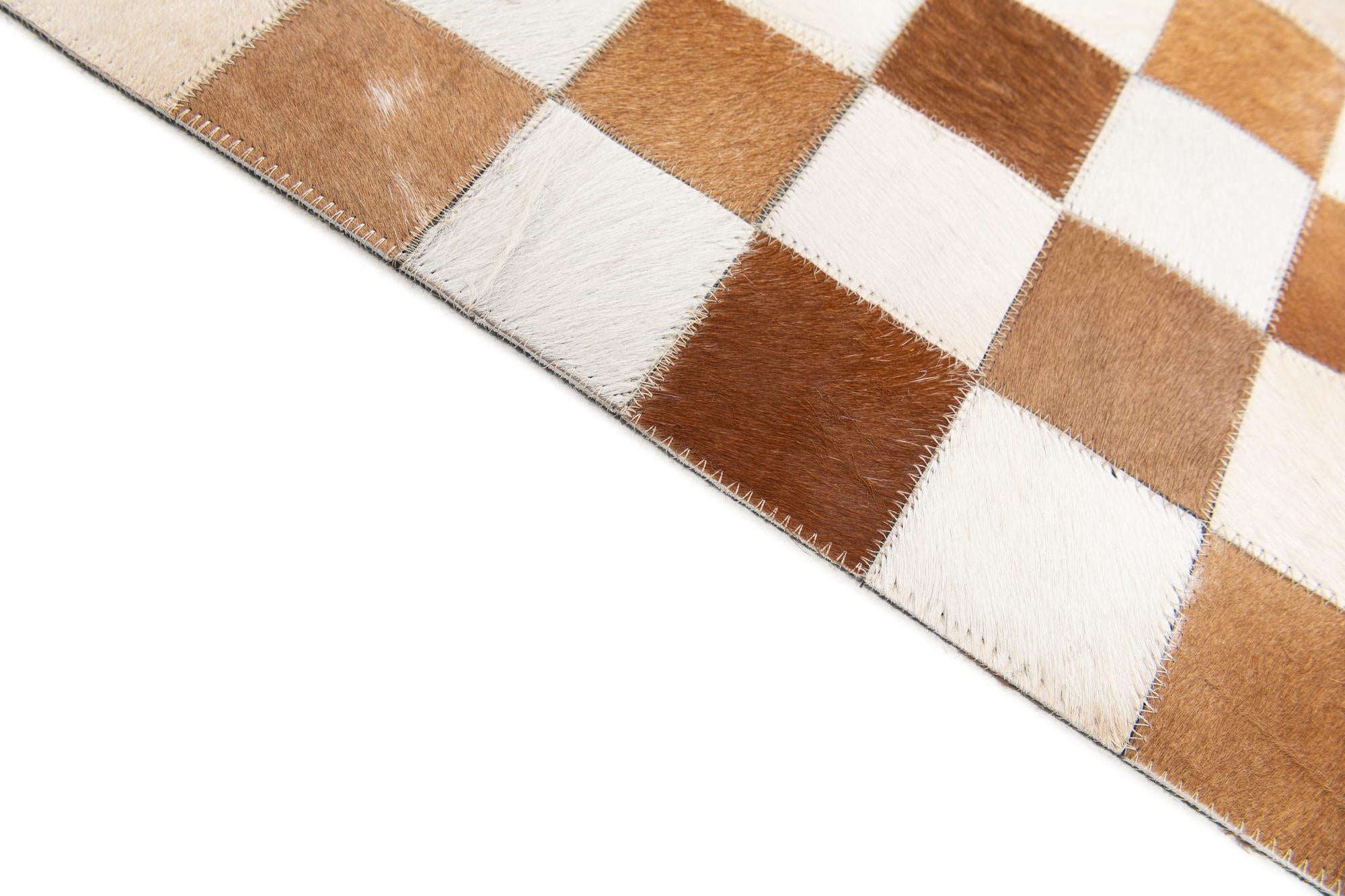 5' x 7' 11 Cowhide Stocks Rug