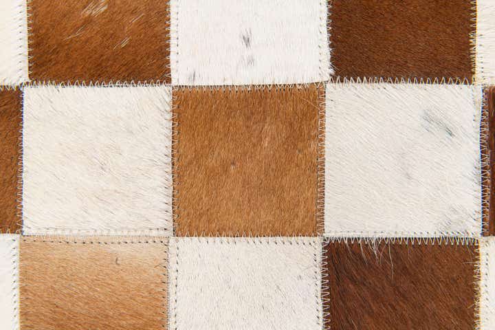 5' x 7' 11 Cowhide Stocks Rug