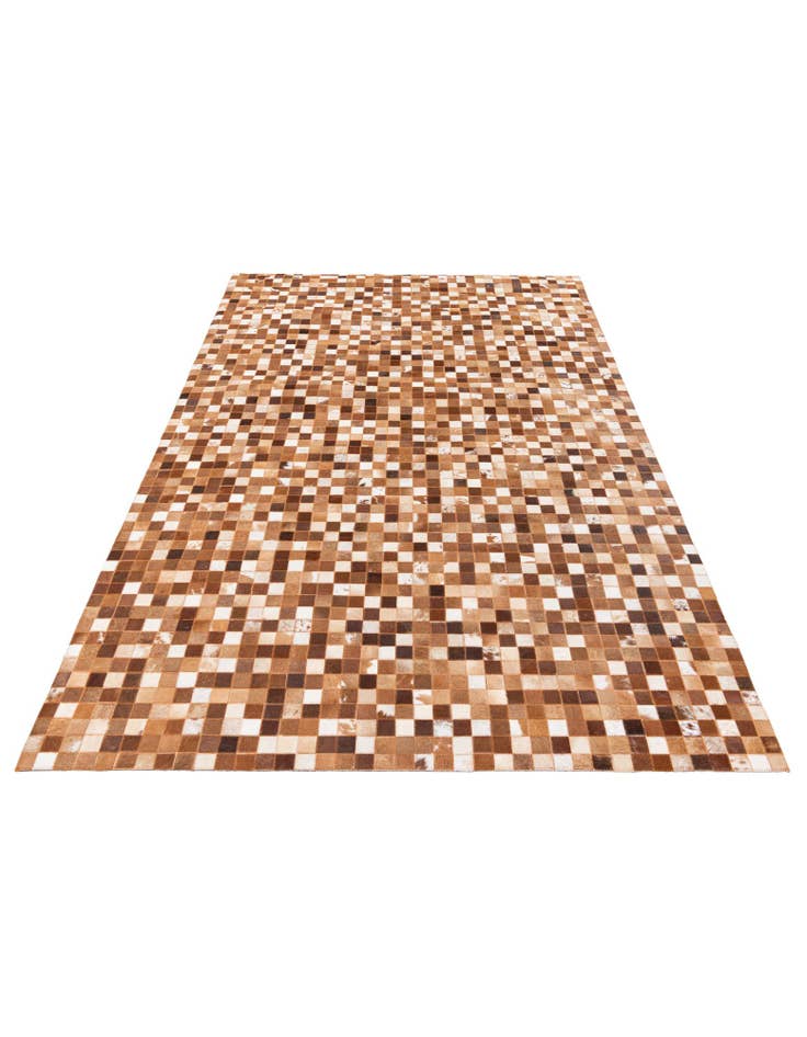 Detail image of 5' 1 x 7' 11 Cowhide Stocks Rug