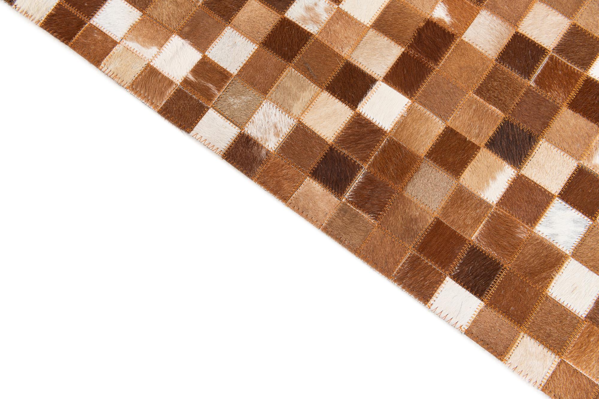 5' 1 x 7' 11 Cowhide Stocks Rug