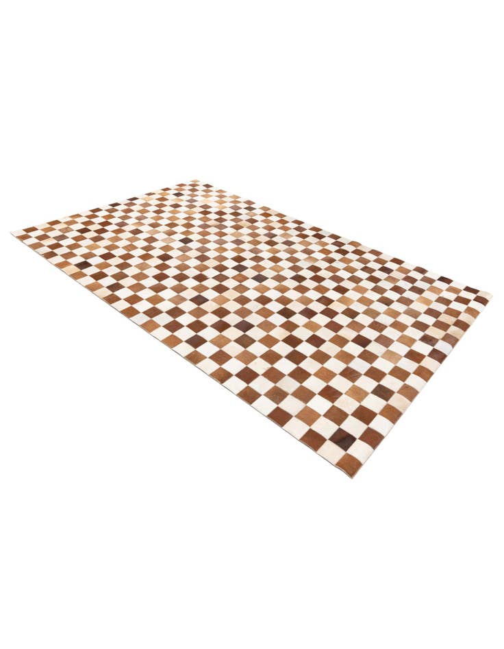 Detail image of 5' x 7' 11 Cowhide Stocks Rug