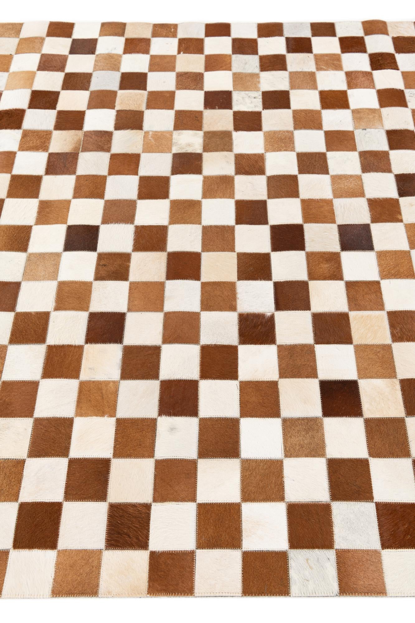 5' x 7' 11 Cowhide Stocks Rug