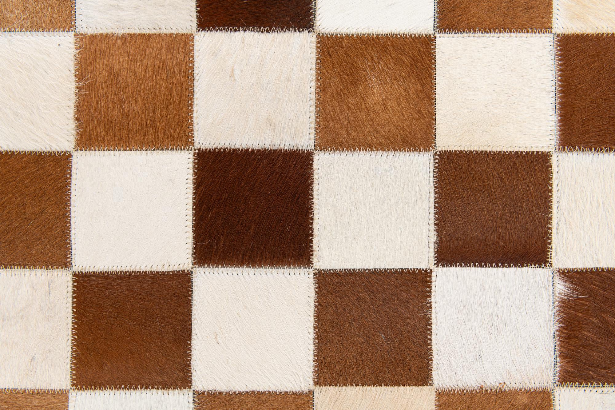 5' x 7' 11 Cowhide Stocks Rug