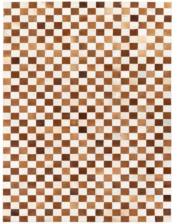 Detail image of 5' x 7' 11 Cowhide Stocks Rug