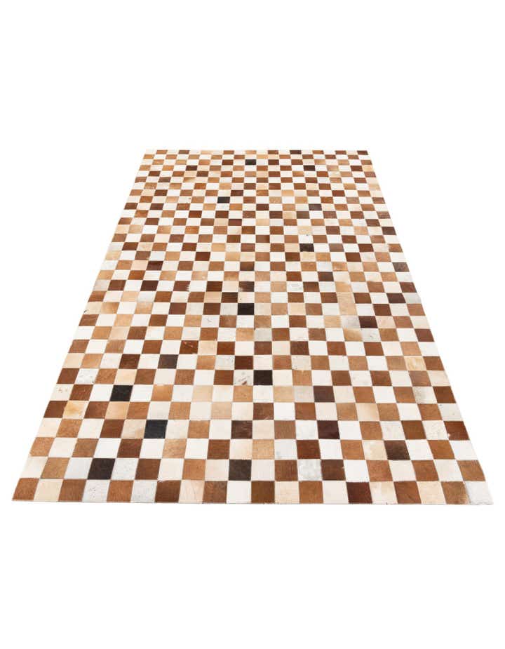 5' x 8' Cowhide Stocks Rug