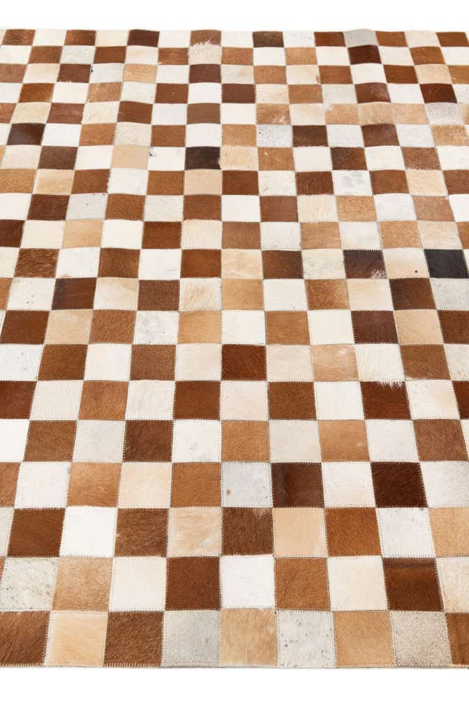5' x 8' Cowhide Stocks Rug