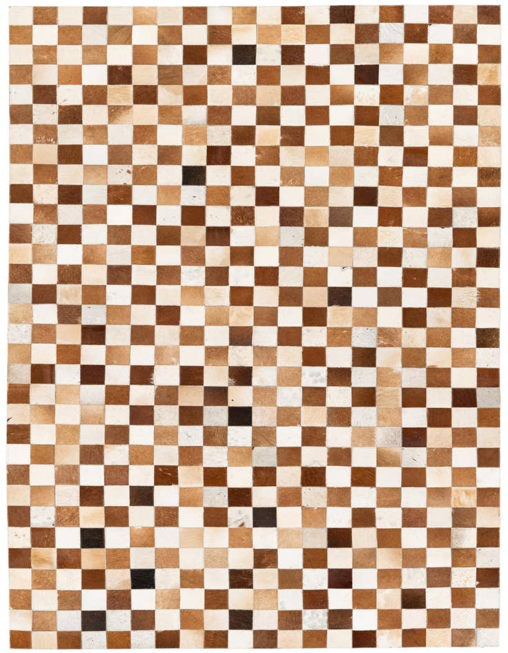 Detail image of 5' x 8' Cowhide Stocks Rug