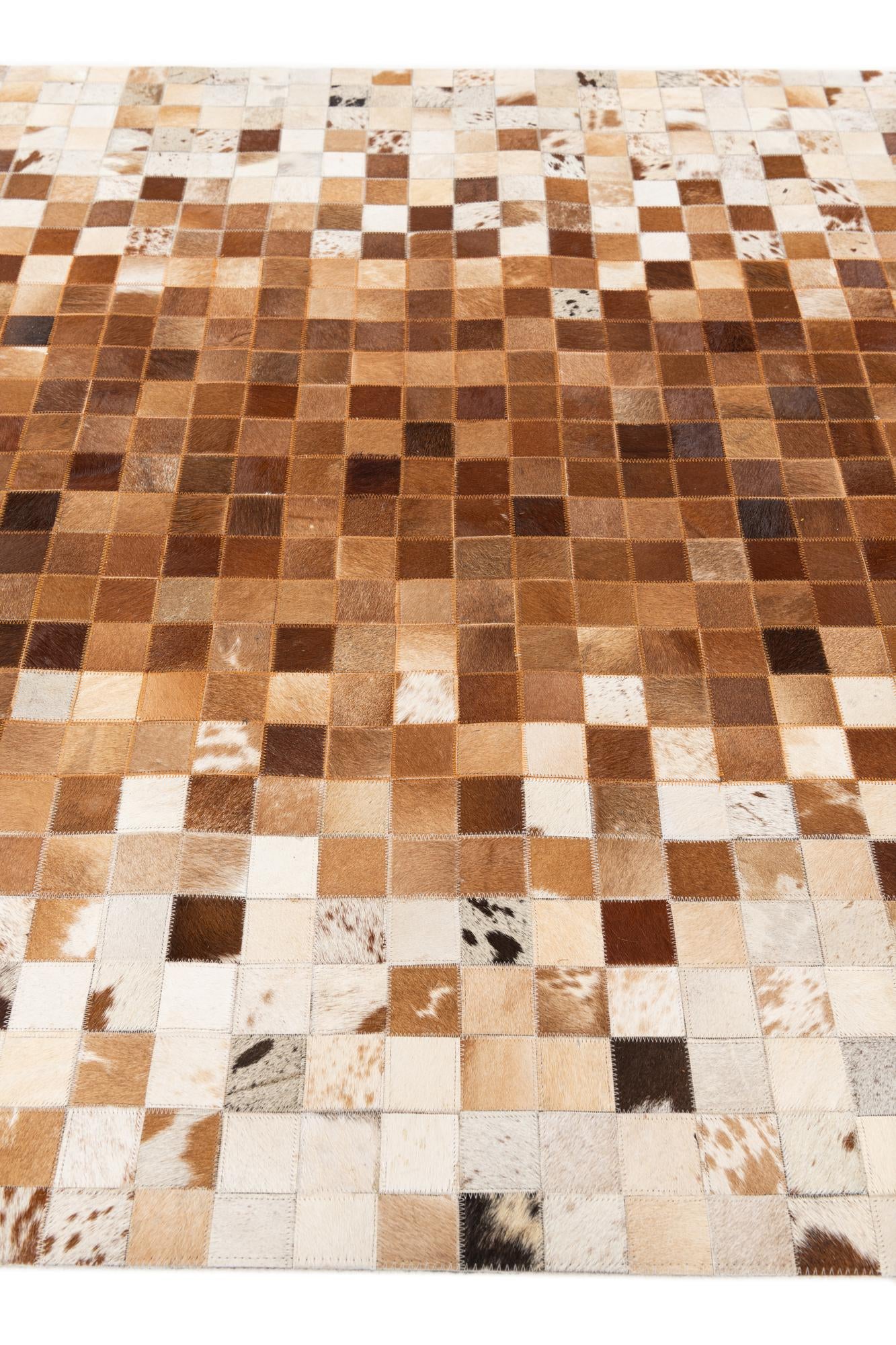 4' 10 x 8' Cowhide Stocks Rug