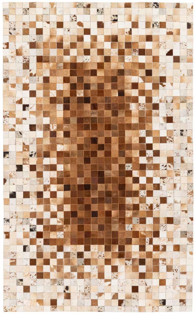 4' 10 x 8' Cowhide Stocks Rug