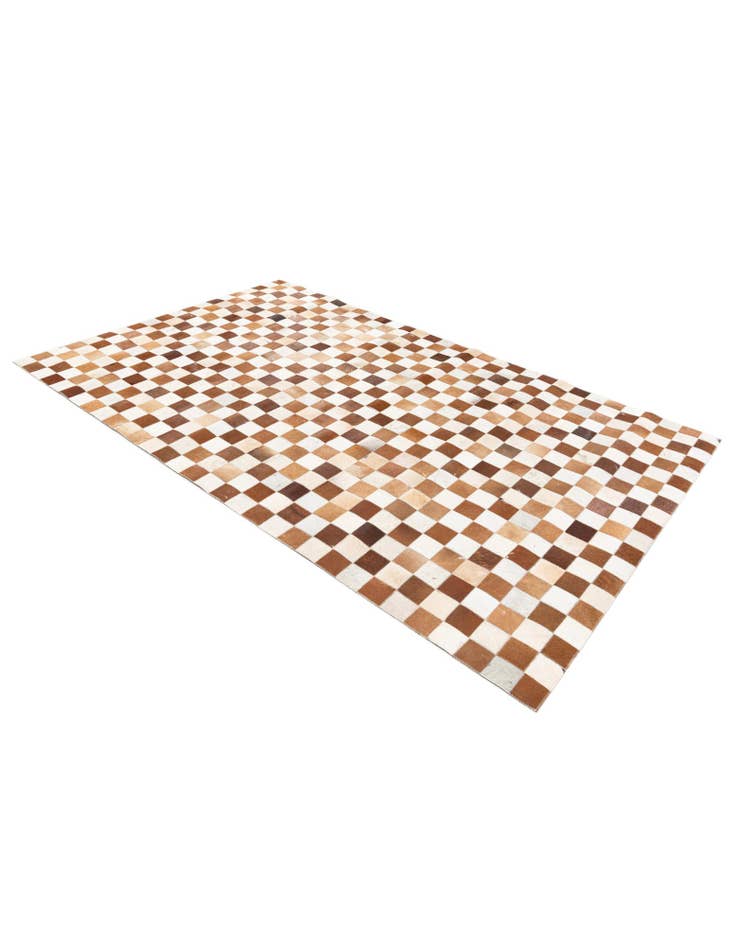 Detail image of 5' x 8' Cowhide Stocks Rug