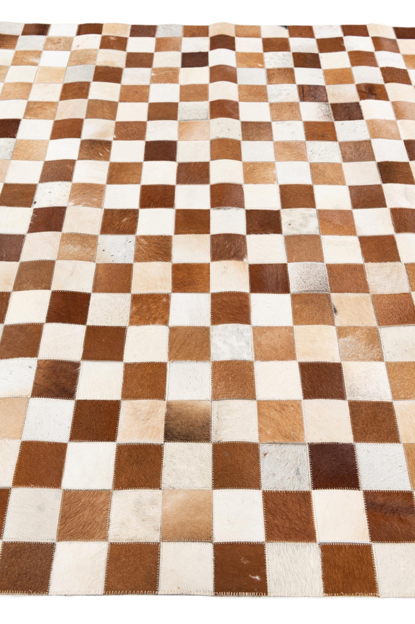 5' x 8' Cowhide Stocks Rug