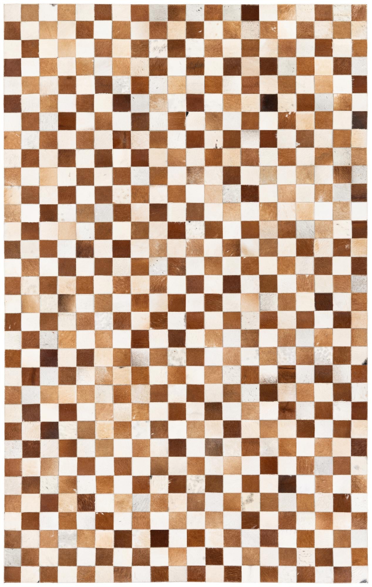 5' x 8' Cowhide Stocks Rug