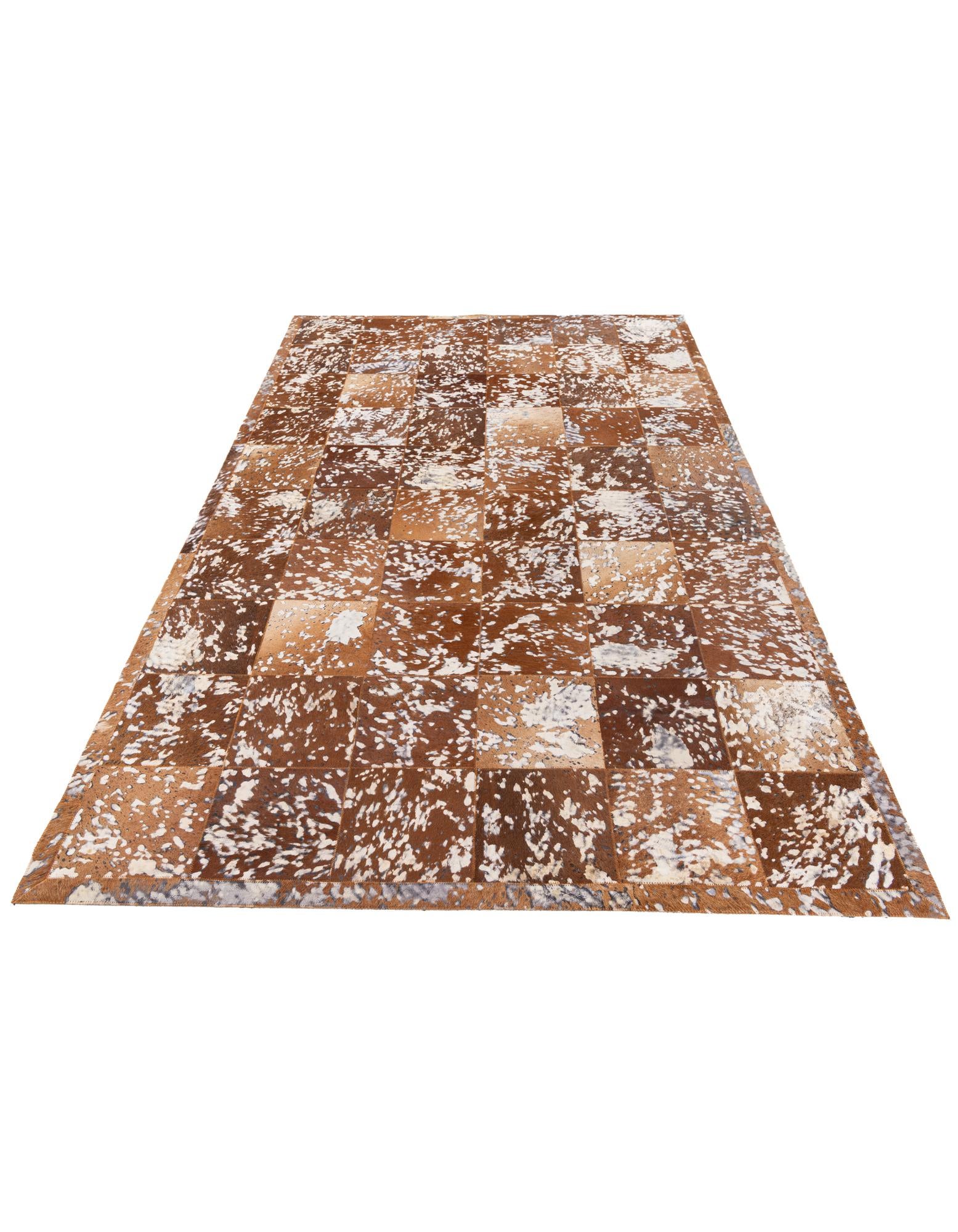 5' 2 x 8' Cowhide Stocks Rug
