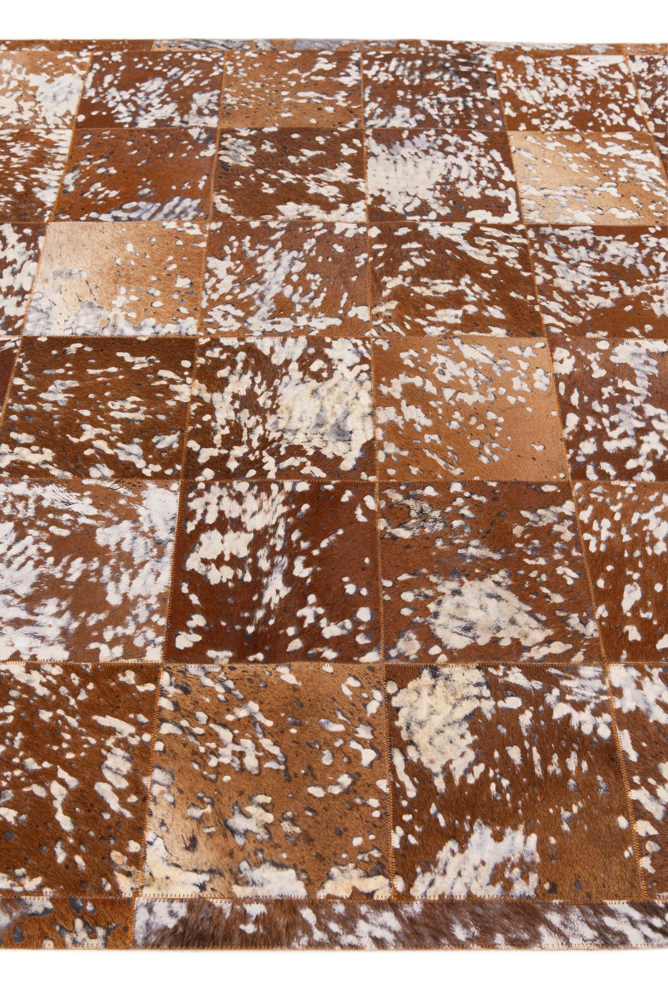 5' 2 x 8' Cowhide Stocks Rug