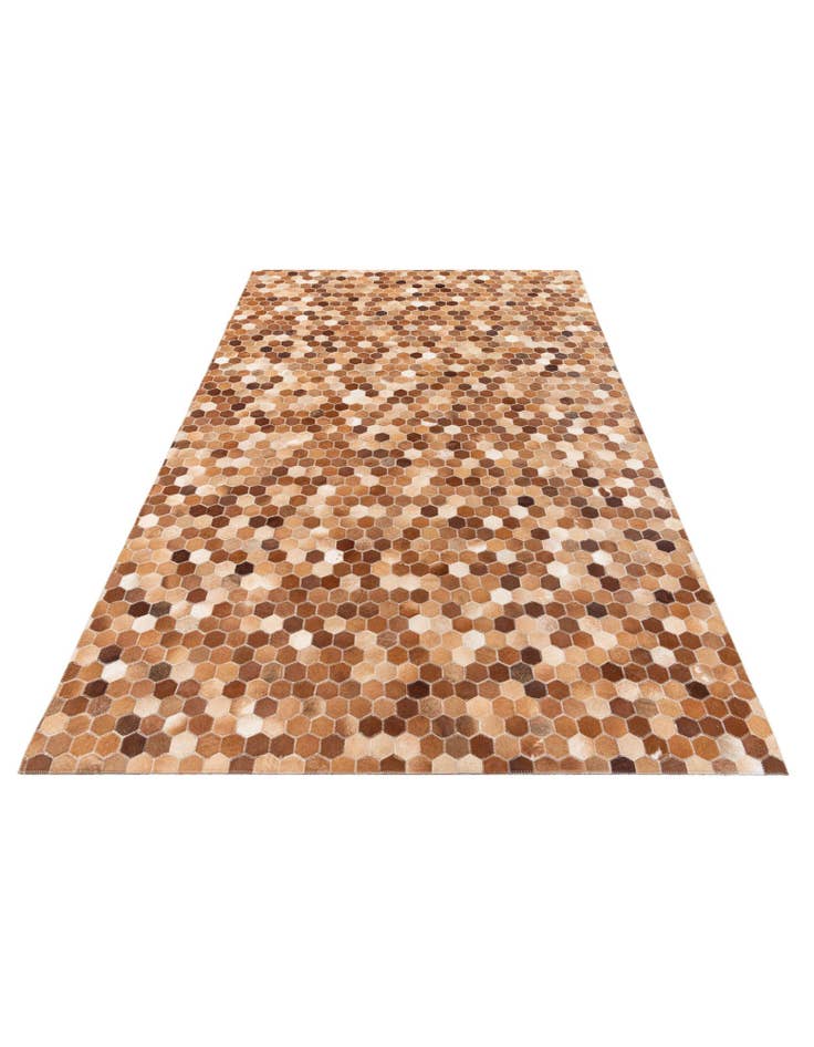Detail image of 5' x 8' Cowhide Stocks Rug