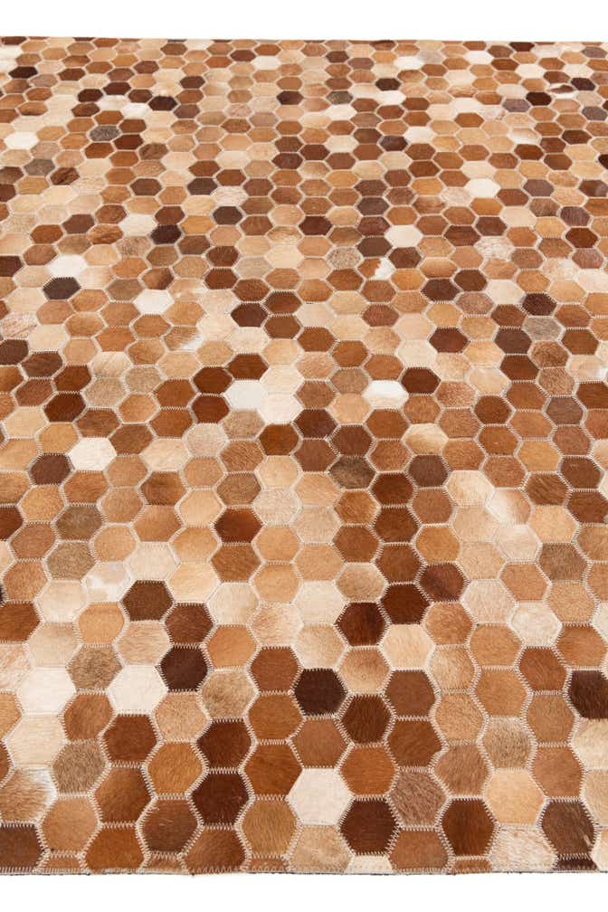 5' x 8' Cowhide Stocks Rug