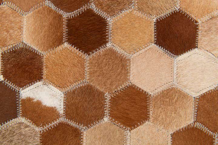 5' x 8' Cowhide Stocks Rug