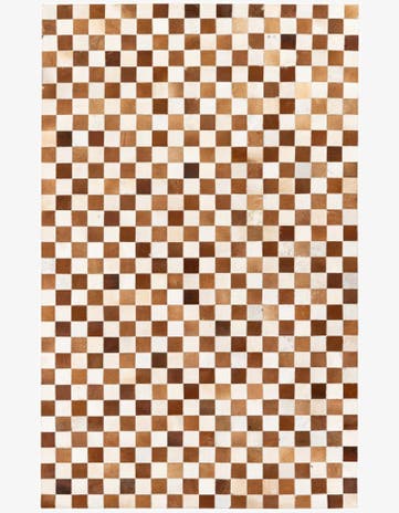 5' x 7' 11 Cowhide Stocks Rug