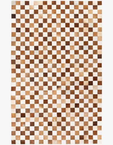 5' x 7' 11 Cowhide Stocks Rug