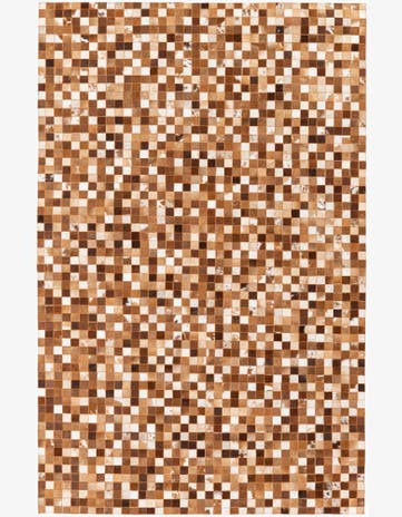 5' 1 x 7' 11 Cowhide Stocks Rug