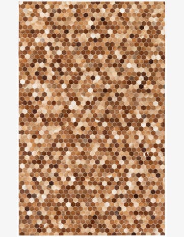 5' x 8' Cowhide Stocks Rug