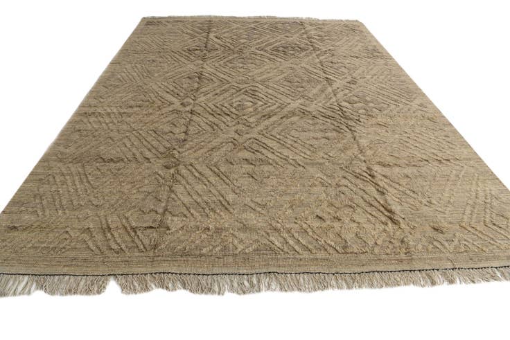 Detail image of 9' 3 x 12' 2 Hand Knotted Darya Wool Rug