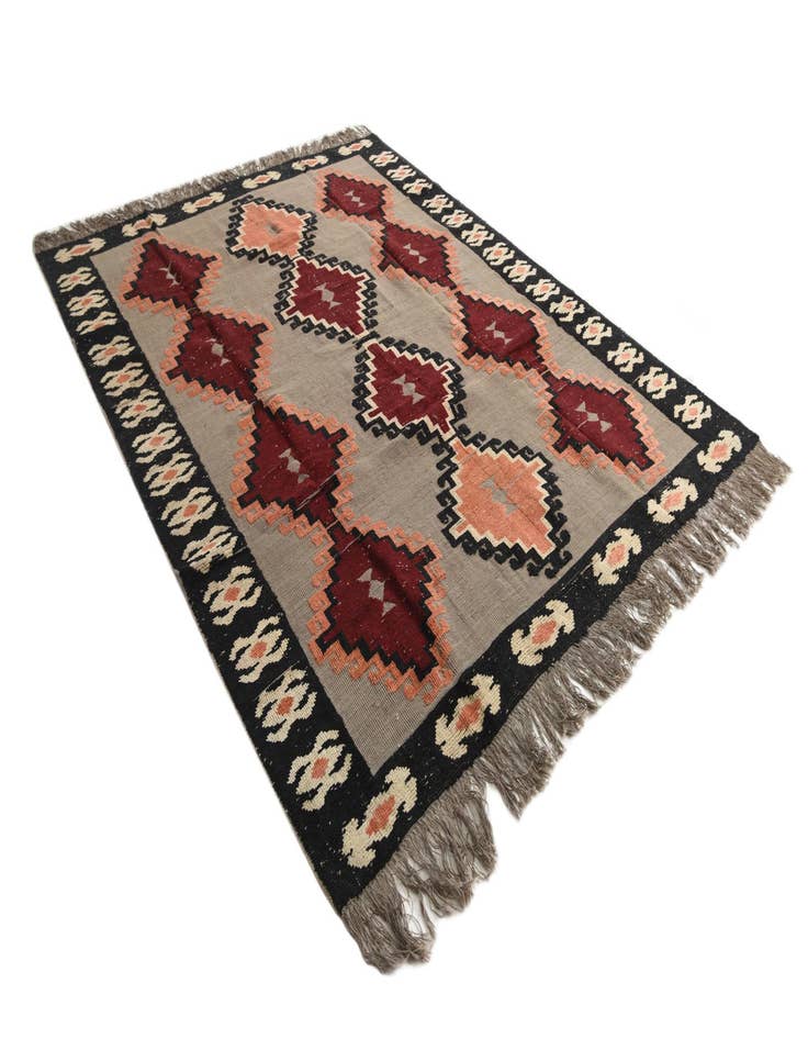 Detail image of 8' x 10'  Hand Knotted Darya Wool Rug