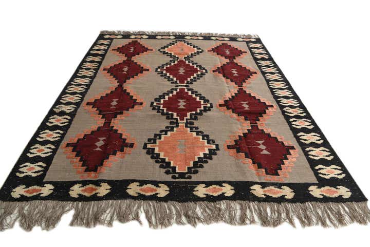 8' x 10' Hand Knotted Darya Wool Rug