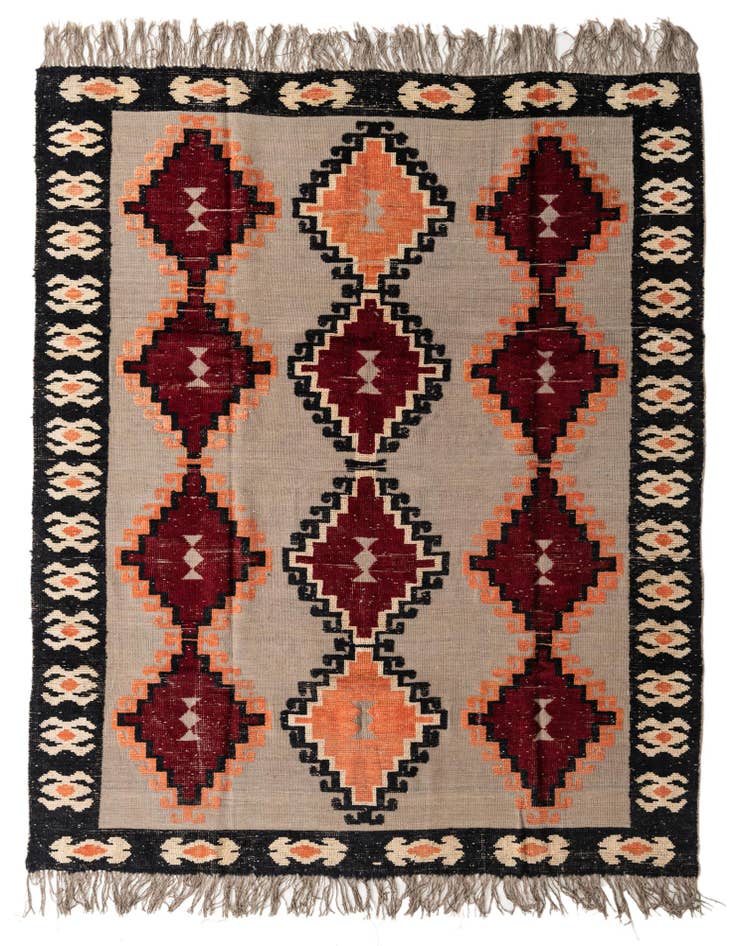 Detail image of 8' x 10' Hand Knotted Darya Wool Rug
