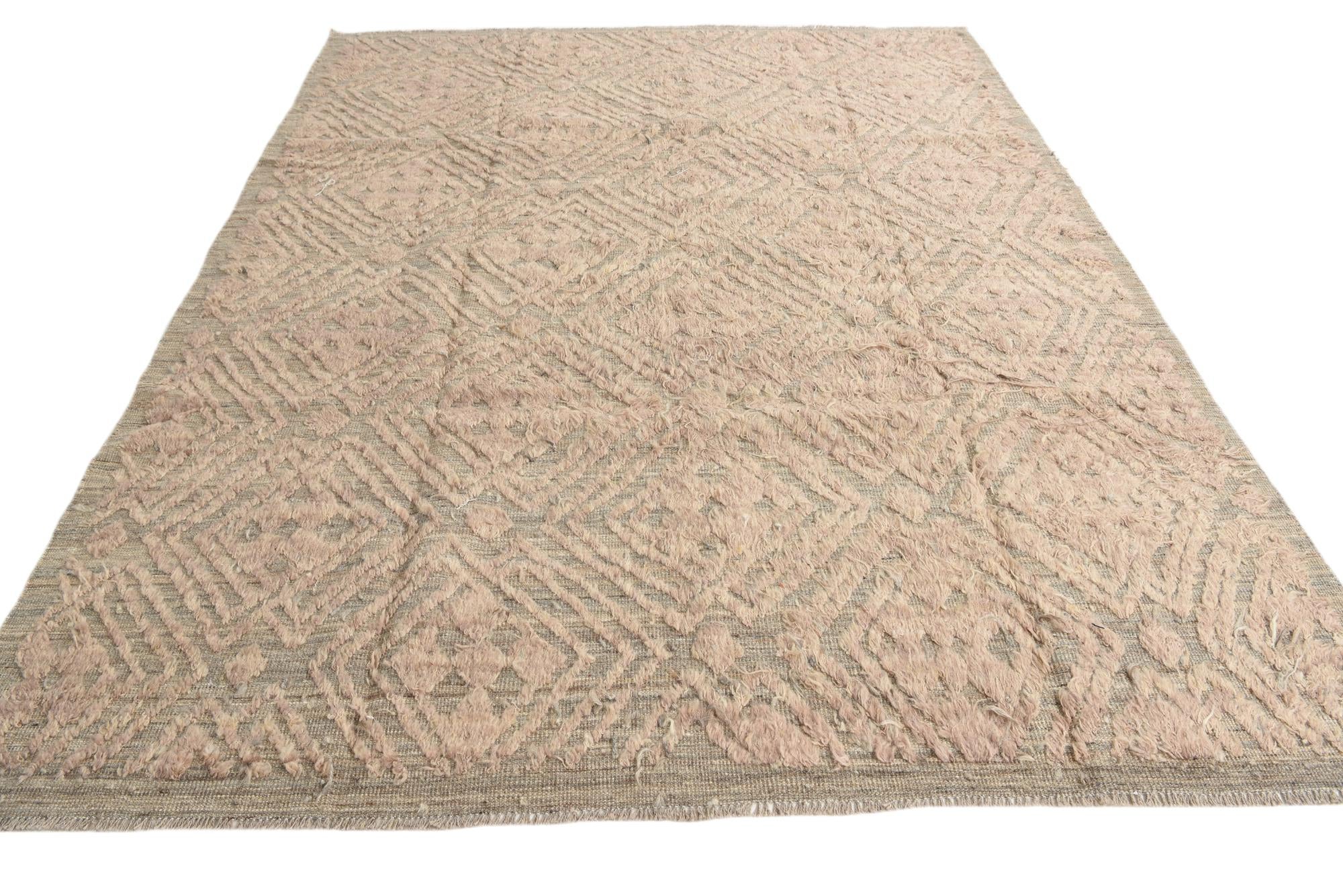 8' x 10' 4 Hand Knotted Darya Wool Rug