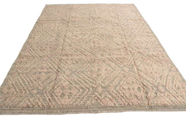 8' x 10' 4 Hand Knotted Darya Wool Rug