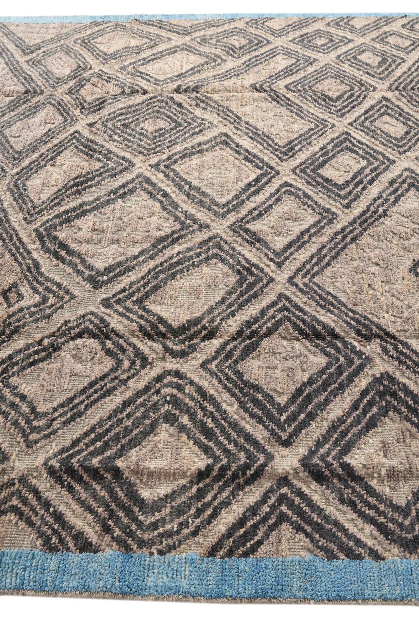 8' 1 x 9' 9 Hand Knotted Darya Wool Rug