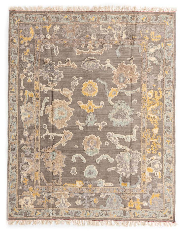 Detail image of 8' 2 x 10' 2 Hand Knotted Darya Wool Rug