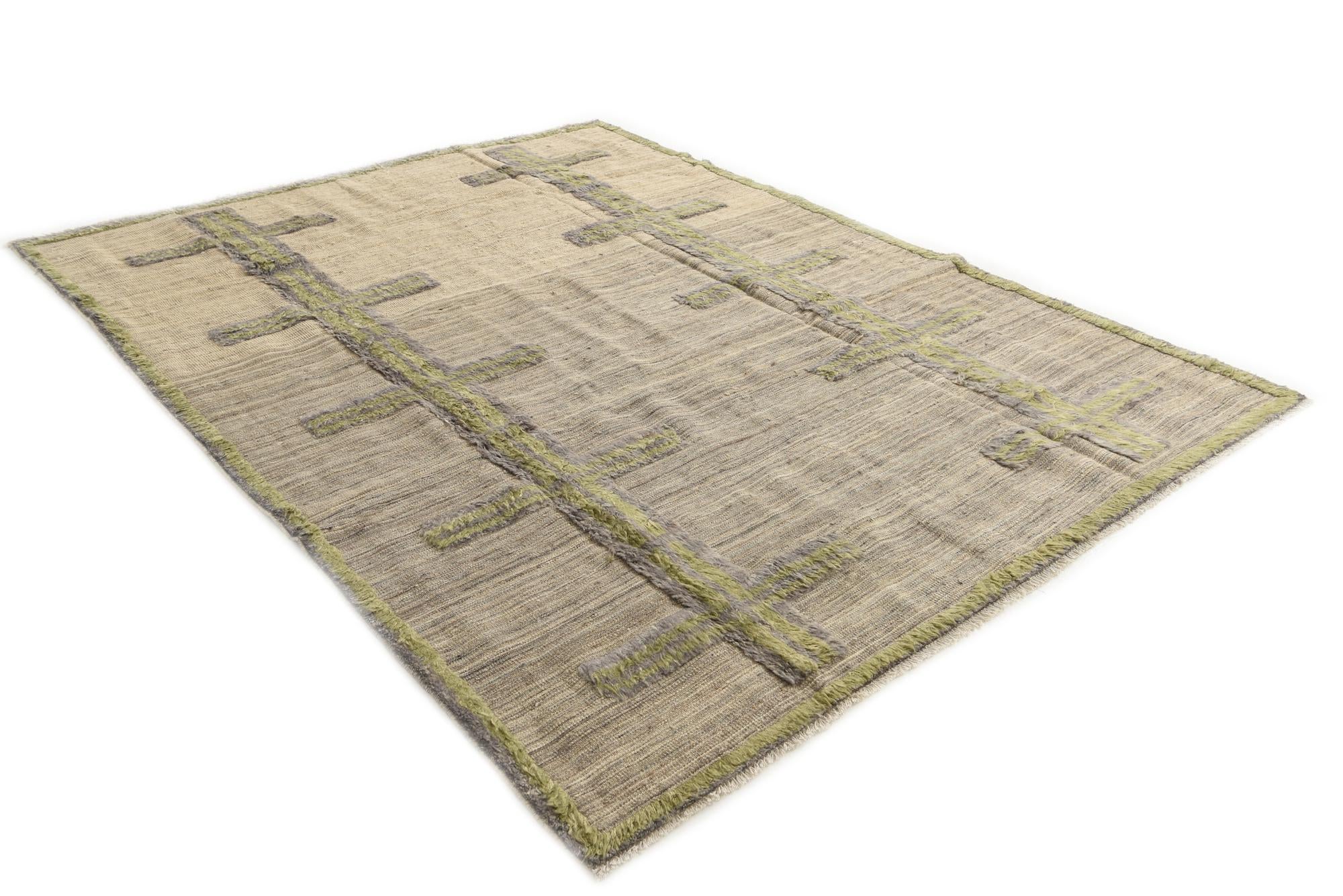 8' x 10' 1 Hand Knotted Darya Wool Rug