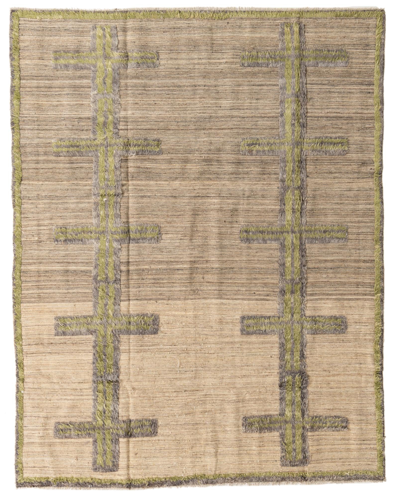 8' x 10' 1 Hand Knotted Darya Wool Rug