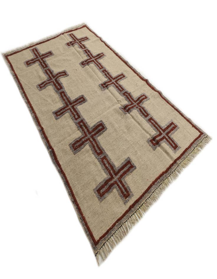 Detail image of 5' 10 x 9' 7  Hand Knotted Darya Wool Rug